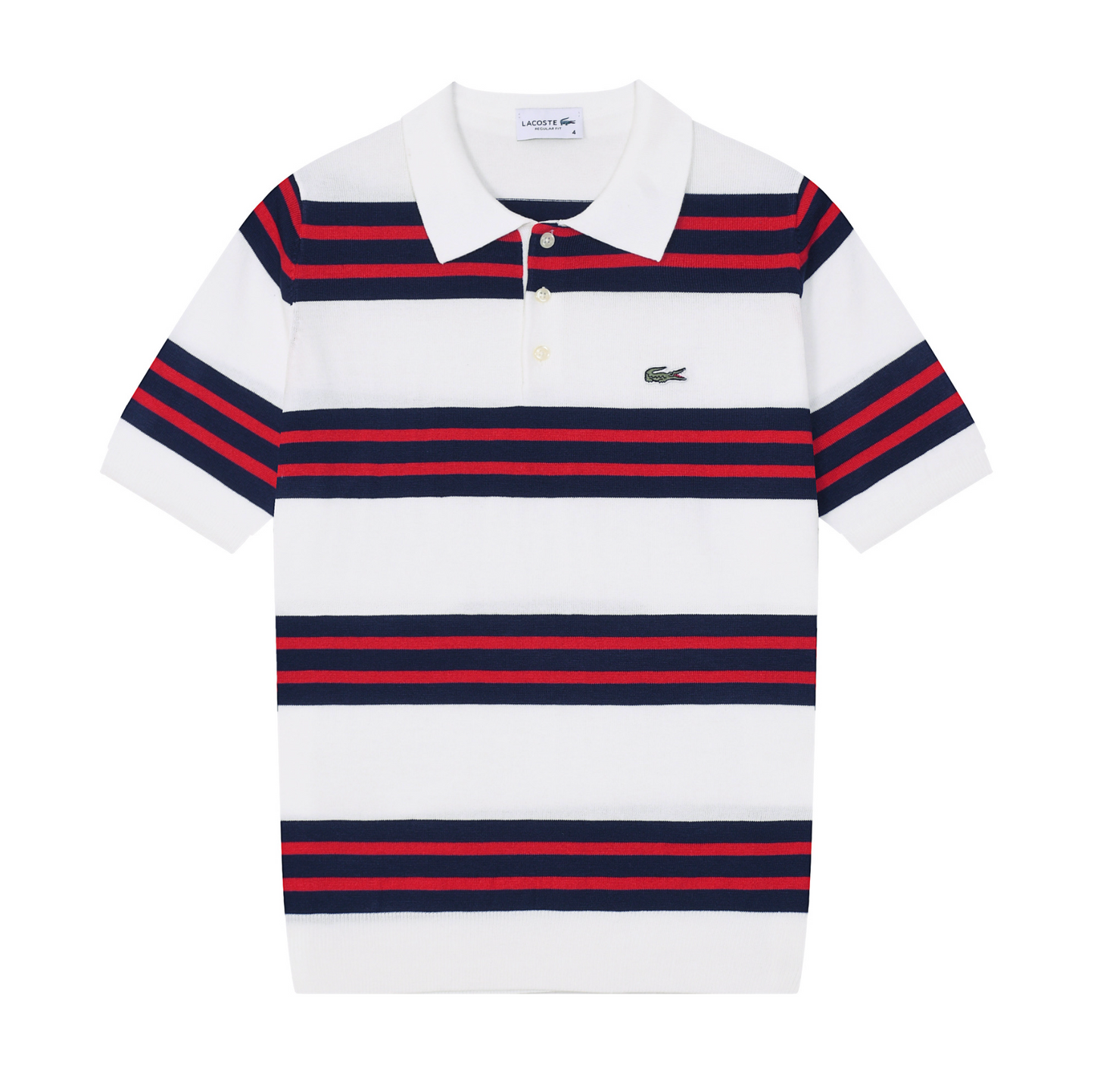 Lacoste Rayé Bleu Blanc Rouge